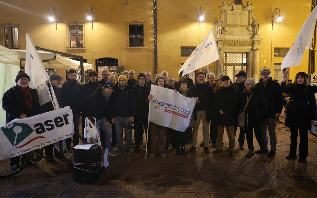 Informazione, l’Associazione Stampa Ferrara in piazza per difendere i diritti dei giornalisti e dei cittadini