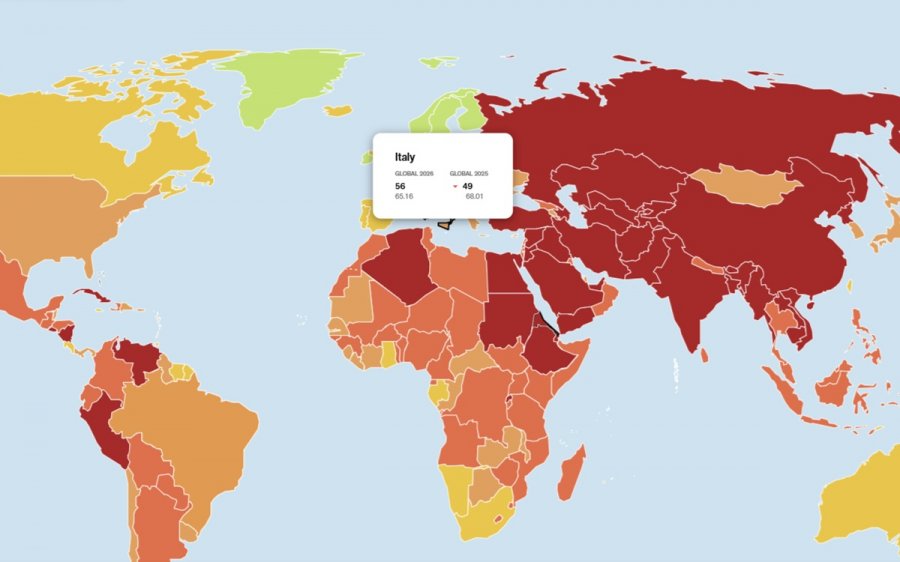Libertà di stampa, iniziativa dell’ASFe a Codigoro mentre l’Italia è sempre più in basso nella classifica di “Reporters sans frontières”